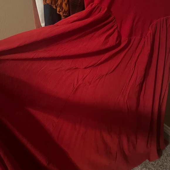 NWOT J.crew Red Long Sleeve Dress - Picture 5 of 8